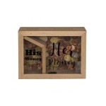 HUCHA MADERA HIS/HER