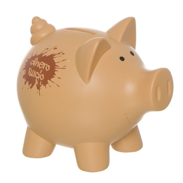 HUCHA CERDO - DINERO SUCIO