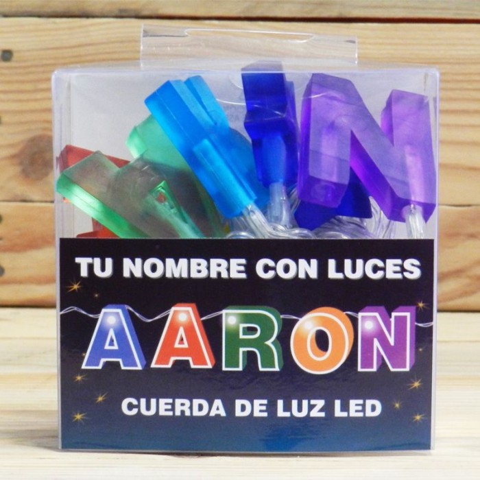 LETRAS LED AARON