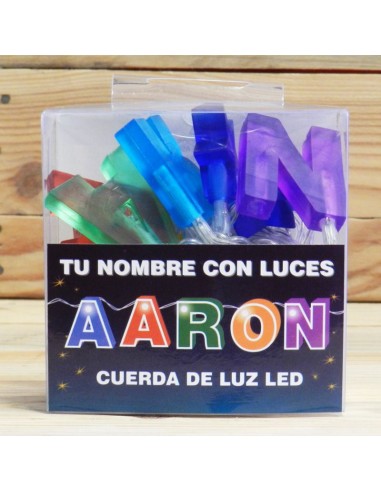 LETRAS LED AARON