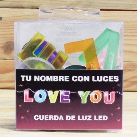 LETRAS LED LOVE YOU