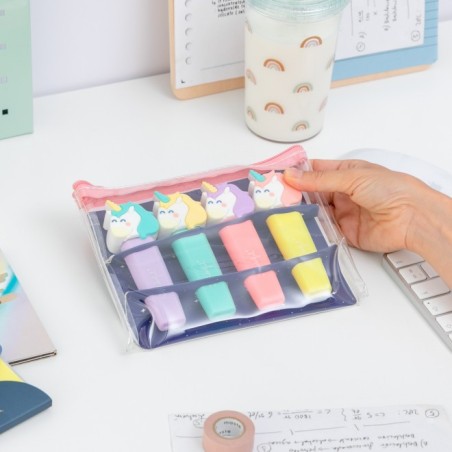 SET DE 4 SUBRAYADORES PARA LLENAR TUS PLANES DE CO