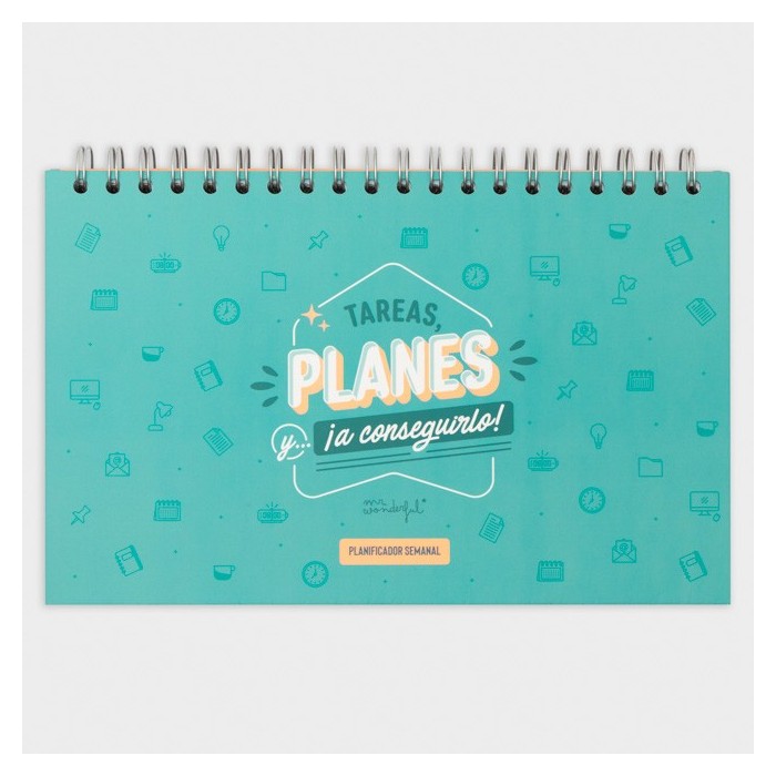 PLANIFICADOR SEMANAL TAREAS PLANES Y A CONSEGUIRLO