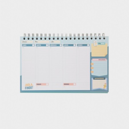 PLANIFICADOR SEMANAL TAREAS PLANES Y A CONSEGUIRLO