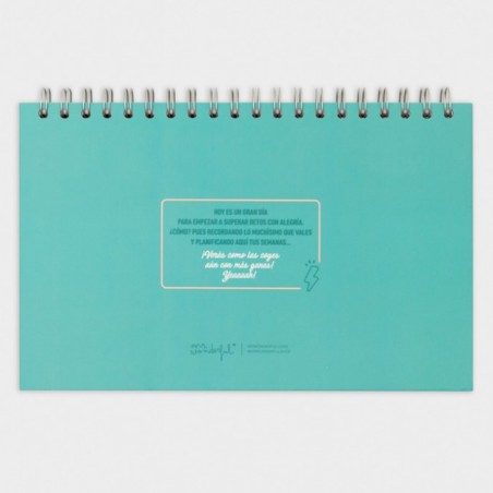 PLANIFICADOR SEMANAL TAREAS PLANES Y A CONSEGUIRLO