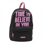 MOCHILA BÁSICA ROSA - TIME TO BELIEVE IN YOU