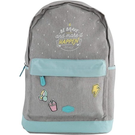 MOCHILA BE BRAVE AND MAKE IT HAPPEN