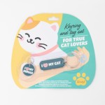 SET DE LLAVERO Y PLACA A JUEGO PARA AUTÉNTICOS CAT