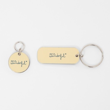 SET DE LLAVERO Y PLACA A JUEGO PARA AUTÉNTICOS DOG