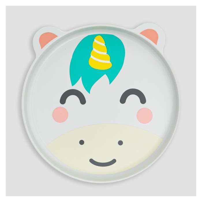 PLATO INFANTIL - UNICORNIO