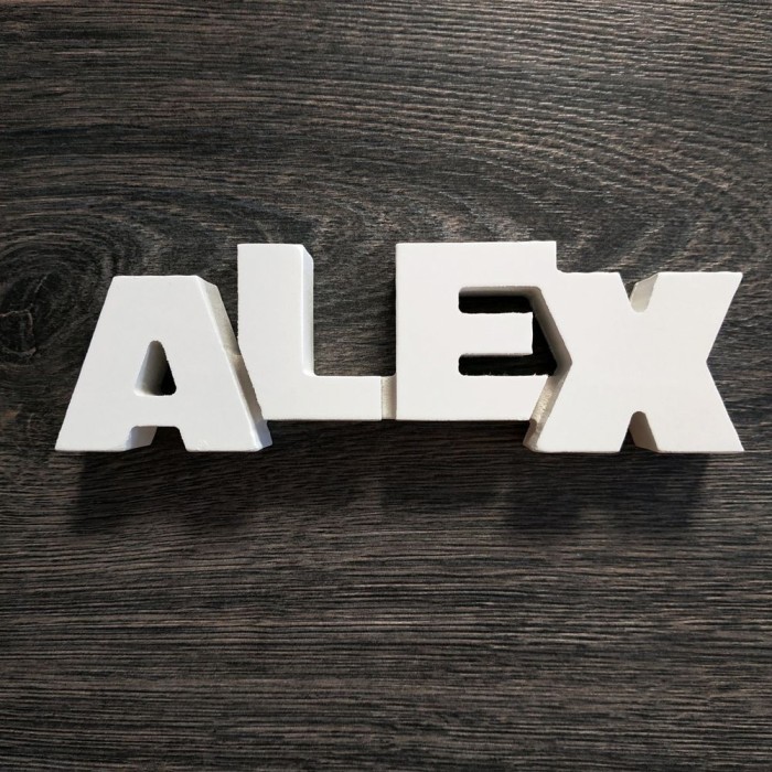LETRAS MADERA ALEX