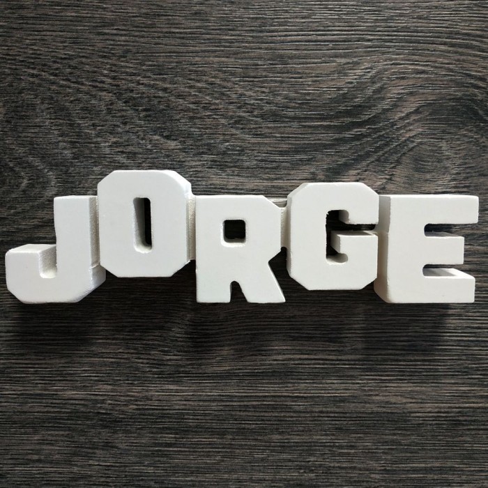 LETRAS MDF JORGE