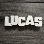 LETRAS MDF LUCAS