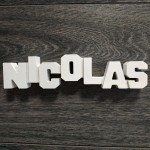 LETRAS MDF NICOLAS