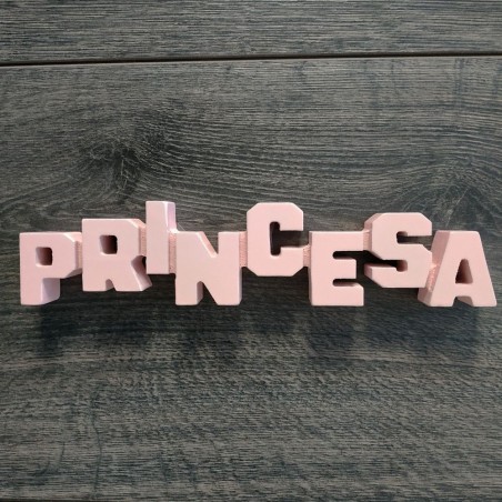LETRAS MDF PRINCESA