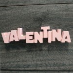 LETRAS MDF VALENTINA