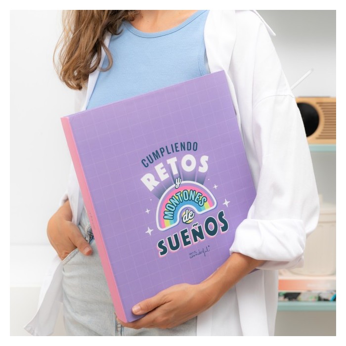 CARPETA ARCHIVADORA CUMPLIENDO RETOS Y MONTONES