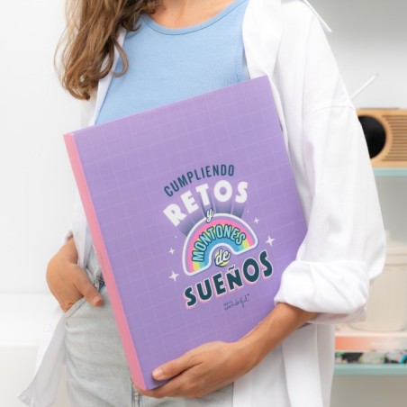 CARPETA ARCHIVADORA CUMPLIENDO RETOS Y MONTONES