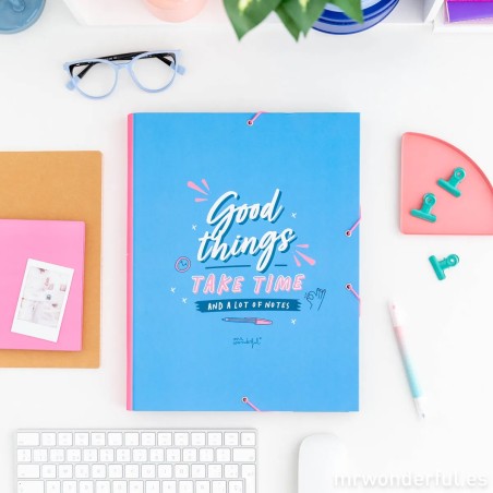 CARPETA SEPARADORA GOOD THINGS TAKE TIME