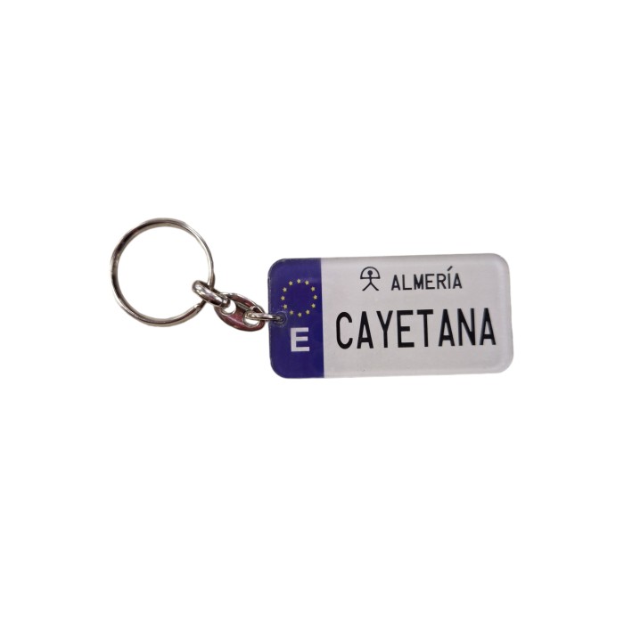 LLAVERO MATRICULA CAYETANA