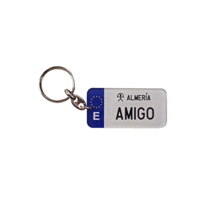LLAVERO MATRICULA AMIGO