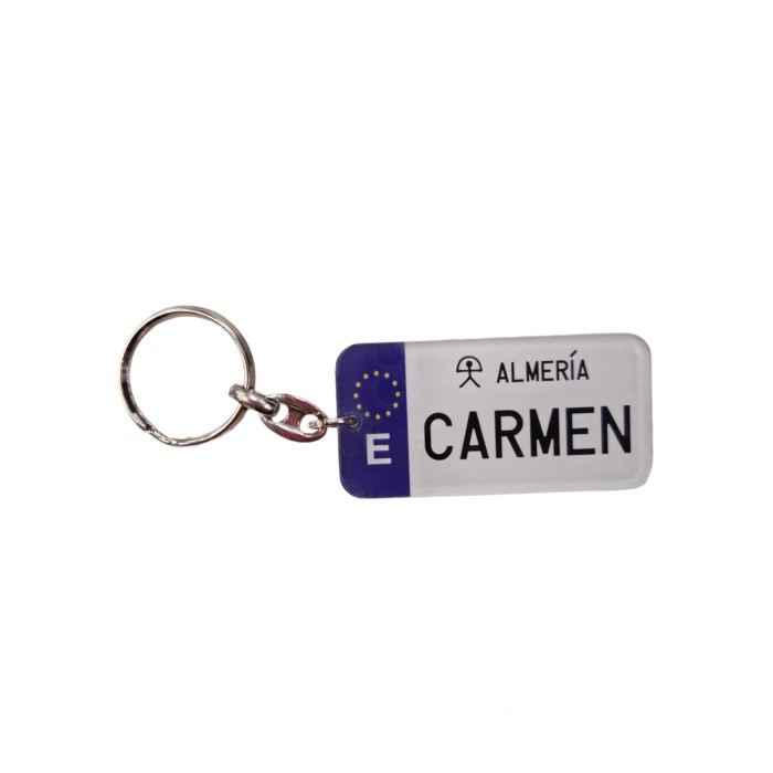LLAVERO MATRICULA CARMEN
