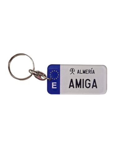 LLAVERO MATRICULA AMIGA