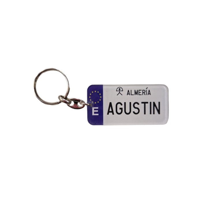 LLAVERO MATRICULA AGUSTIN