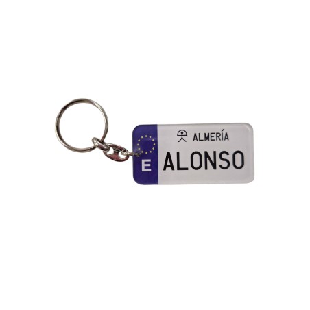 LLAVERO MATRICULA ALONSO