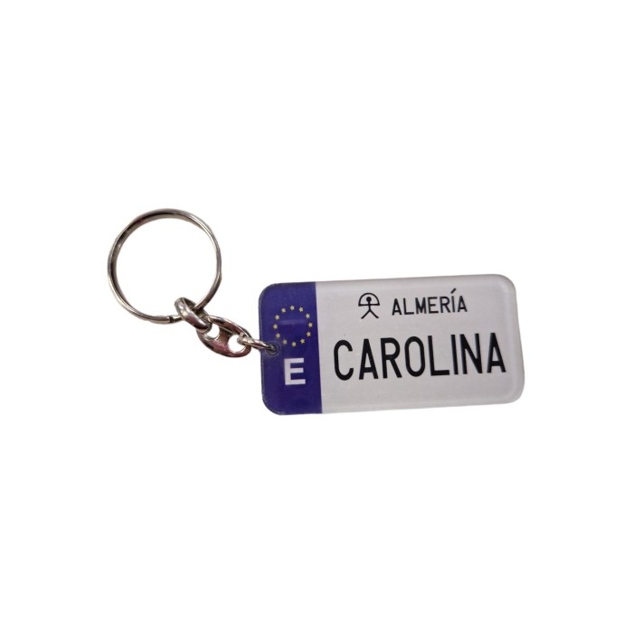 LLAVERO MATRICULA CAROLINA