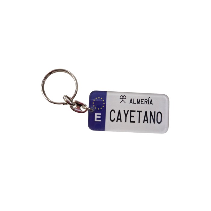 LLAVERO MATRICULA CAYETANO