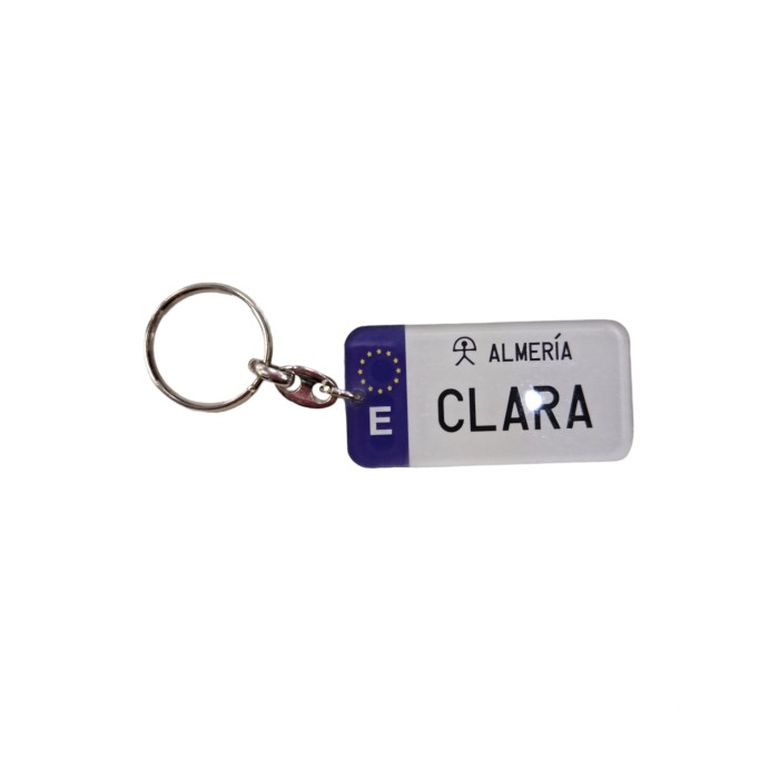 LLAVERO MATRICULA CLARA