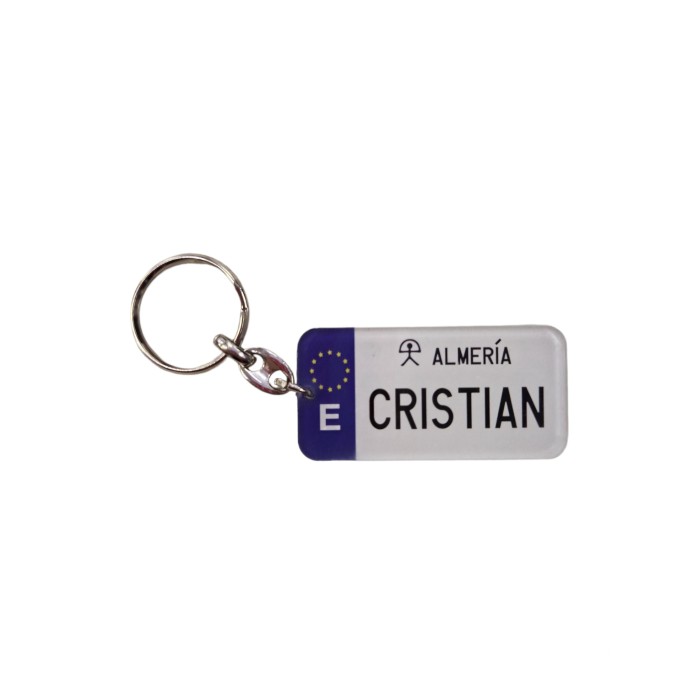 LLAVERO MATRICULA CRISTIAN