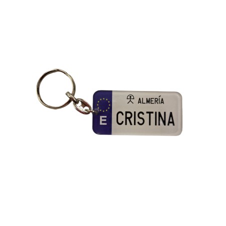 LLAVERO MATRICULA CRISTINA