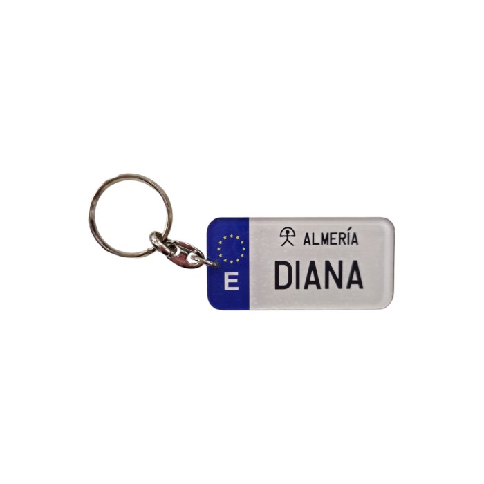 LLAVERO MATRICULA DIANA