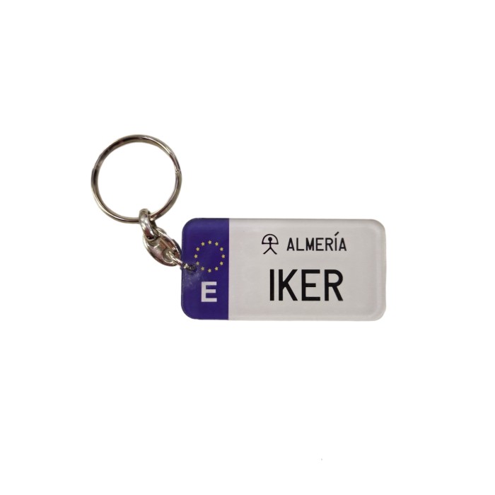 LLAVERO MATRICULA IKER