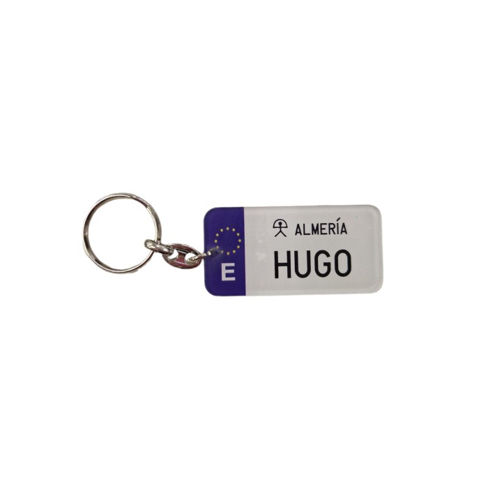 LLAVERO MATRICULA HUGO
