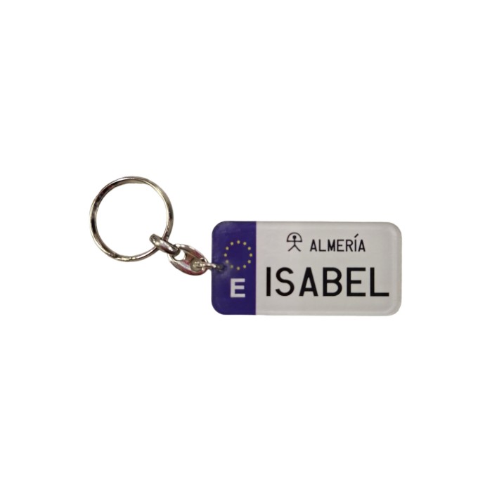 LLAVERO MATRICULA ISABEL