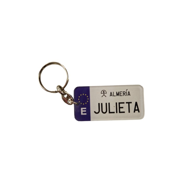 LLAVERO MATRICULA JULIETA