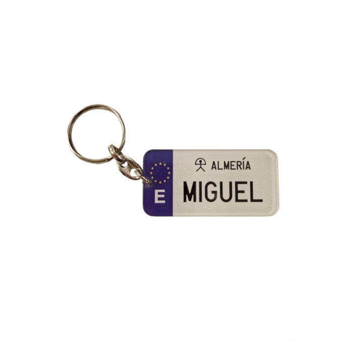 LLAVERO MATRICULA MIGUEL