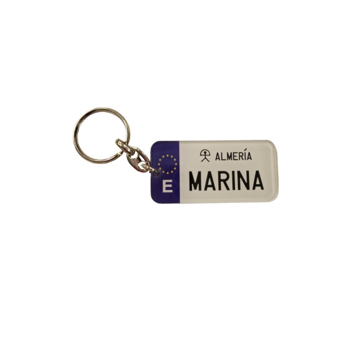 LLAVERO MATRICULA MARINA