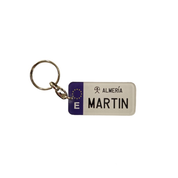 LLAVERO MATRICULA MARTIN