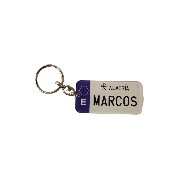 LLAVERO MATRICULA MARCOS