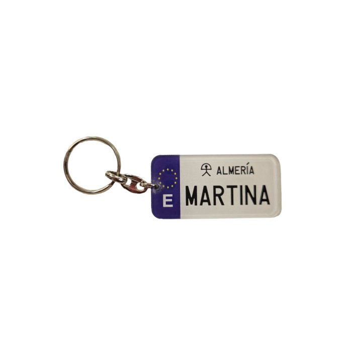 LLAVERO MATRICULA MARTINA