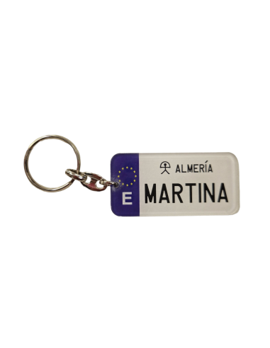 LLAVERO MATRICULA MARTINA