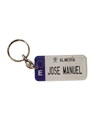 LLAVERO MATRICULA JOSE MANUEL