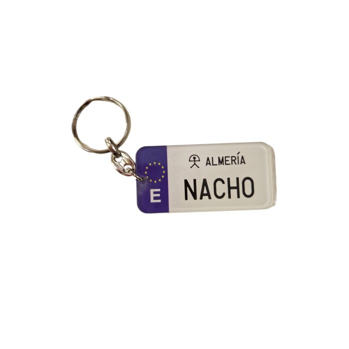 LLAVERO MATRICULA NACHO
