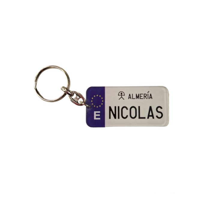 LLAVERO MATRICULA NICOLAS