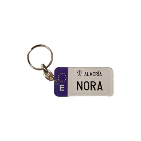 LLAVERO MATRICULA NORA