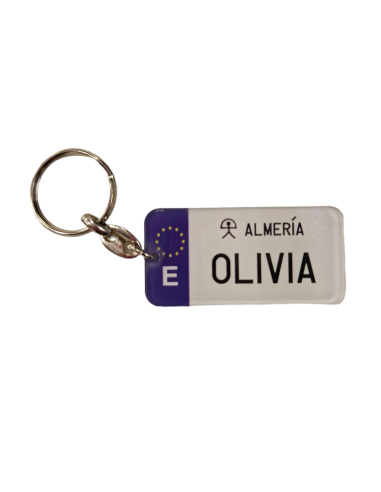 LLAVERO MATRICULA OLIVIA